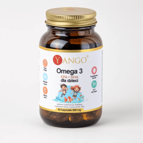 Przejdź do produktu YANGO Omega 3 dla dzieci EPA + DHA (60 kaps.)