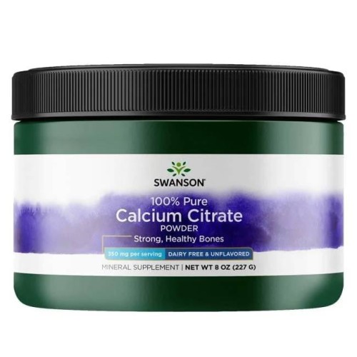 Przejdź do produktu SWANSON Cytrynian wapnia - 100% czystości (227 g)