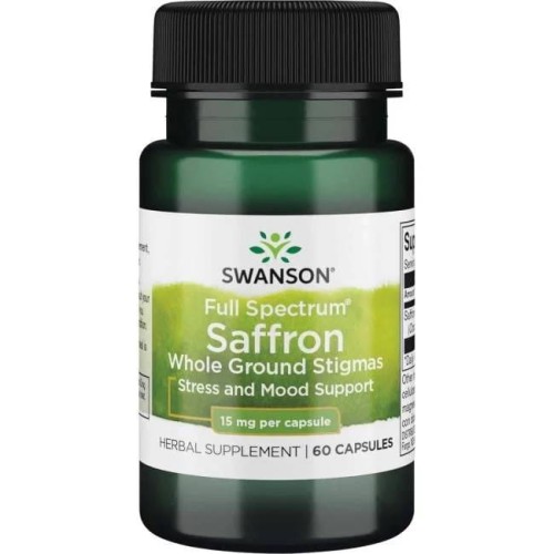 Przejdź do produktu SWANSON Full Spectrum Saffron - Szafran 15 mg (60 kaps.)