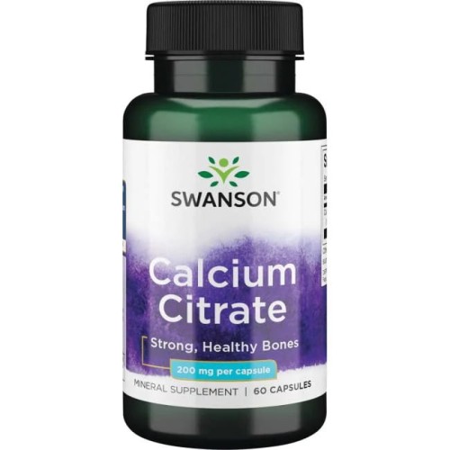 Przejdź do produktu SWANSON Calcium Citrate 200 mg (60 kaps.)