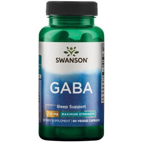 Przejdź do produktu SWANSON GABA 750 mg (60 kaps.)