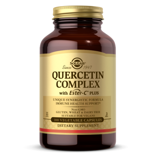 Przejdź do produktu SOLGAR Quercetin Complex with Ester-C - Kwercetyna Kompleks z Ester C (100 kaps.)