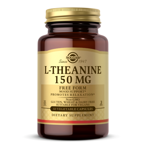 Przejdź do produktu SOLGAR L-Theanine - L-teanina 150 mg (60 kaps.)