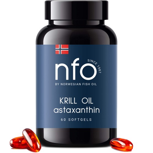 Przejdź do produktu NFO Krill Oil Astaxanthin - Olej z kryla z astaksantyną (60 kaps. miękkich)