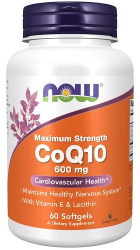 Przejdź do produktu NOW FOODS Koenzym Q10 600 mg (60 kaps.)
