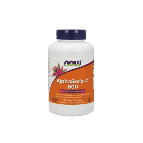 Przejdź do produktu NOW FOODS Neutralna Witamina C (Askorbinian Wapnia) - AlphaSorb-C 500 mg (180 kaps.)