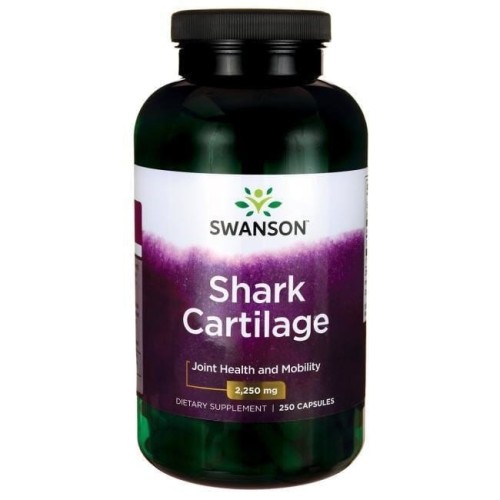 Przejdź do produktu SWANSON Shark cartilage 750 mg (250 kaps.)