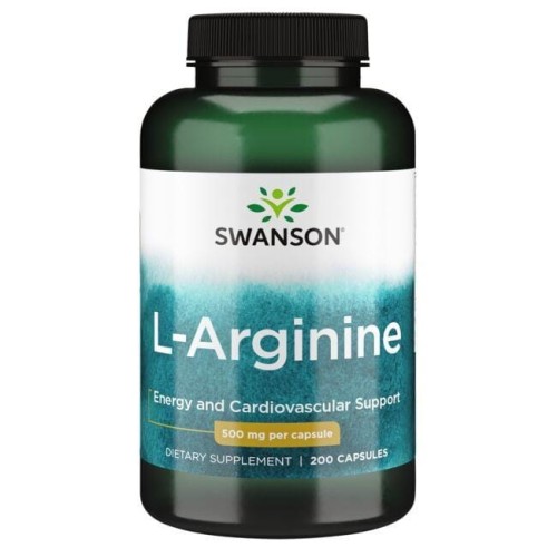 Przejdź do produktu SWANSON L-Arginine 500 mg (200 kaps.)