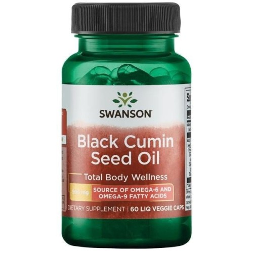 Przejdź do produktu SWANSON Olej z nasion czarnego kminu 500 mg (60 kaps.)