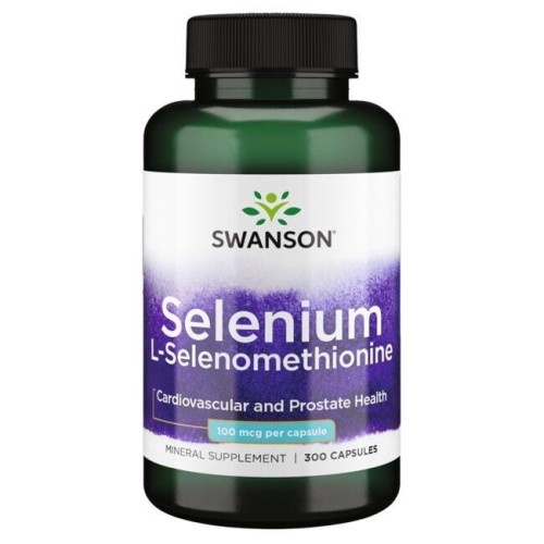 Przejdź do produktu SWANSON Selenium L-Selenomethionine 100 mcg (300 kaps.)