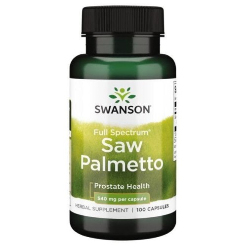 Przejdź do produktu SWANSON Full Spectrum Saw Palmetto 540 mg (100 kaps.)