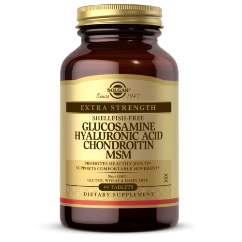 Przejdź do produktu SOLGAR Glukozamina, Kwas hialuronowy, Chondroityna i MSM (60 tabl.)