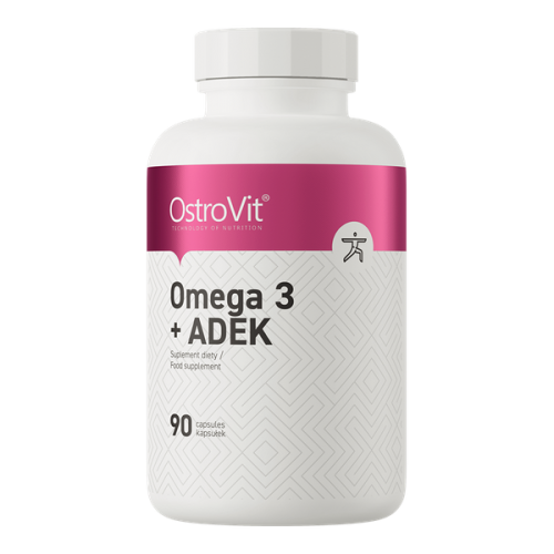 Przejdź do produktu OSTROVIT Omega 3 + ADEK (90 kaps.)