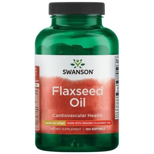 Przejdź do produktu SWANSON Flaxseed Oil 1000 mg (100 kaps.)