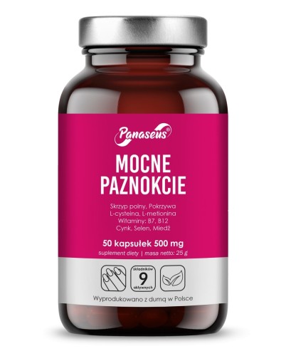 Przejdź do produktu PANASEUS Mocne paznokcie (50 kaps.)