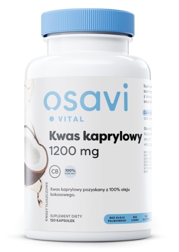 Przejdź do produktu OSAVI Kwas kaprylowy 600 mg (120 kaps.)