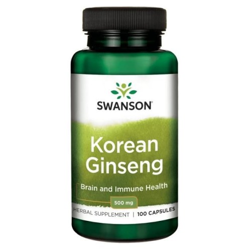 Przejdź do produktu SWANSON Korean Ginseng 500 mg (100 kaps.)