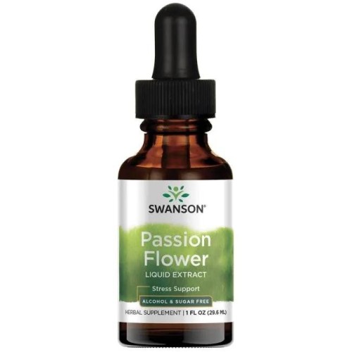 Przejdź do produktu SWANSON Passion Flower liquid extract (29,6 ml)