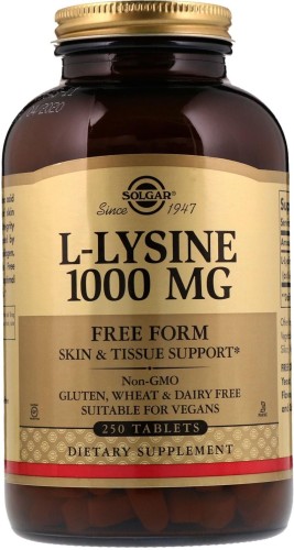 Przejdź do produktu SOLGAR L-Lysine 1000 mg (250 tabl.)