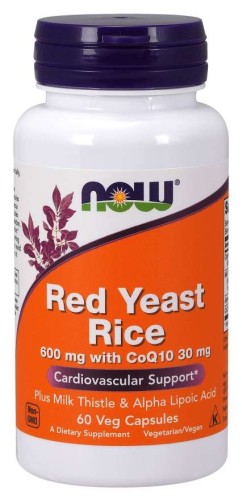 Przejdź do produktu NOW FOODS Red Yeast Rice 600 mg with CoQ10 30 mg (60 kaps.)