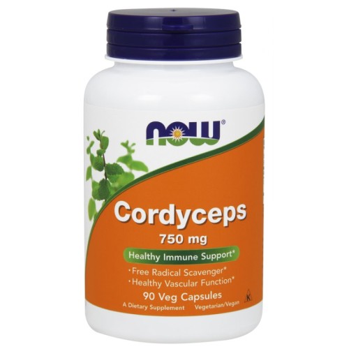 Przejdź do produktu NOW FOODS Grzyb Cordyceps 750 mg (90 kaps.)