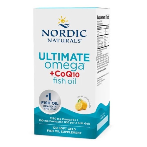 Przejdź do produktu NORDIC NATURALS Ultimate Omega + CoQ10 1280 mg (120 kaps.)