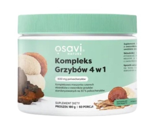 Przejdź do produktu OSAVI Kompleks Grzybów 4 w 1 (180 g)