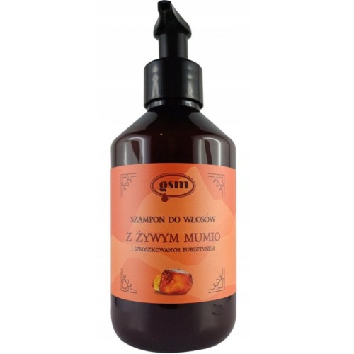 Przejdź do produktu GSM MUMIO Szampon do włosów z żywym mumio (300 ml)