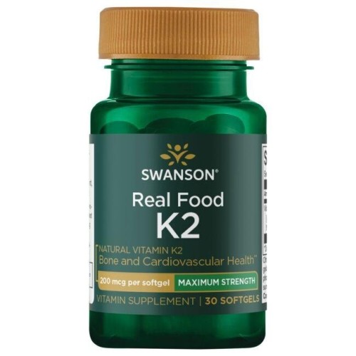Przejdź do produktu SWANSON Witamina K2 naturalna 200 mcg (30 kaps.)