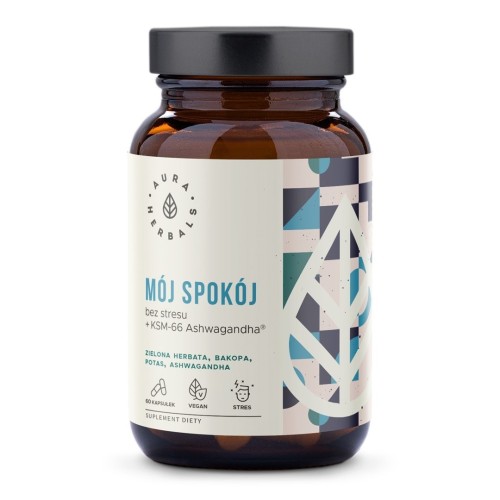 Przejdź do produktu AURA HERBALS Mój spokój bez stresu z Ashwagandhą (60 kaps.)