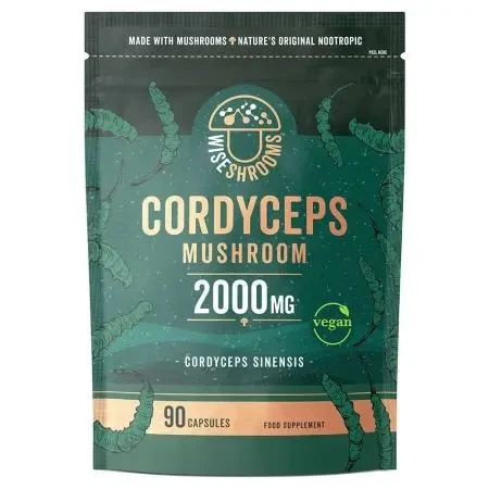 Przejdź do produktu WISESHROOMS Cordyceps 2000 mg (90 kaps.)