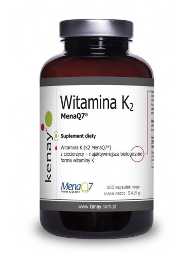 Przejdź do produktu KENAY Witamina K2 Mena Q7 (300 kaps.)