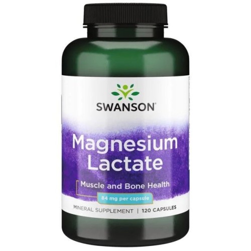 Przejdź do produktu SWANSON Magnesium Lactate 84 mg (120 kaps.)