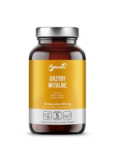 Przejdź do produktu PANASEUS Grzyby witalne (50 kaps.)