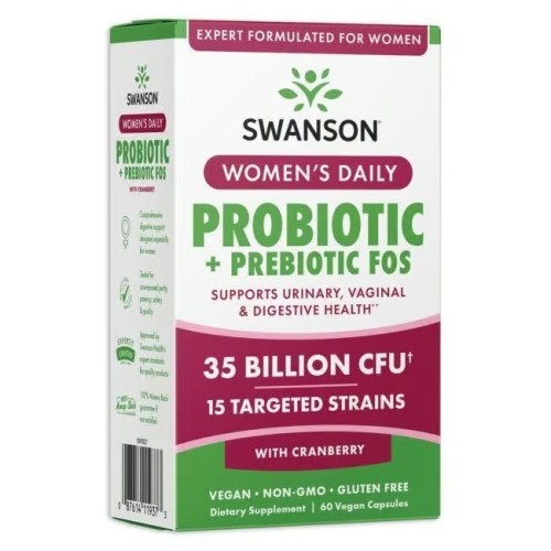 Przejdź do produktu SWANSON Women's Daily Probiotic + Prebiotic (60 kaps.)