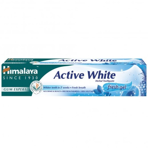 Przejdź do produktu HIMALAYA Żel do mycia zębów Active White Herbal Toothpaste fresh gel (75 ml)