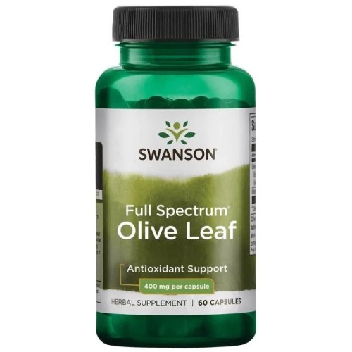 Przejdź do produktu SWANSON Full Spectrum Olive Leaf 400 mg (60 kaps.)