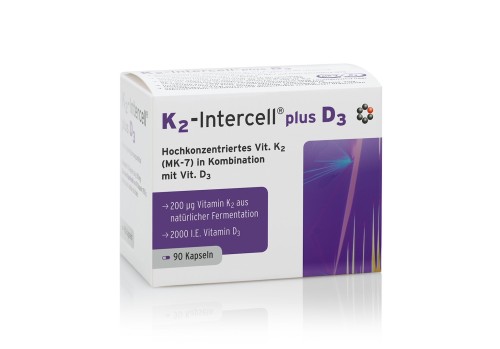 Przejdź do produktu INTERCELL PHARMA K2 - Intercell plus D3 (90 kaps.)