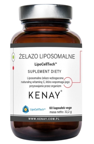 Przejdź do produktu KENAY Żelazo liposomalne LipoCellTech™ (60 kaps.)