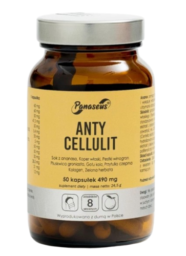 Przejdź do produktu PANASEUS Anty Cellulit (50 kaps.)