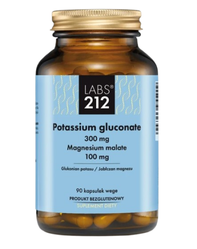Przejdź do produktu LABS212 Potassium gluconate Magnesium malate (90 kaps.)