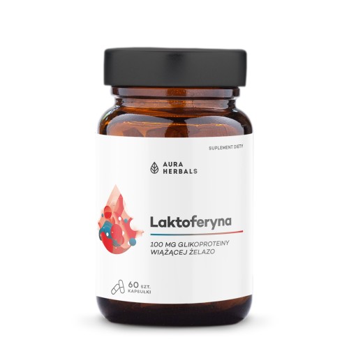 Przejdź do produktu AURA HERBALS Laktoferyna 100 mg (60 kaps.)