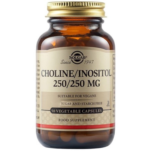 Przejdź do produktu SOLGAR Cholina/Inositol 250 mg (50 kaps.)