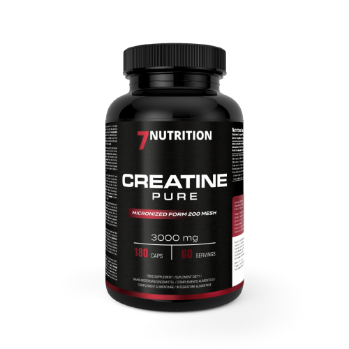 Przejdź do produktu 7NUTRITION Creatine Pure - Mikronizowany monohydrat kreatyny (180 kaps.)