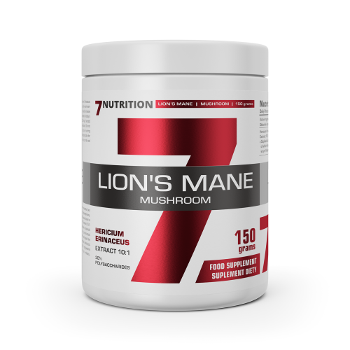 Przejdź do produktu 7NUTRITION Lion's mane Muchroom - Grzyb Soplówka Jeżowata 10:1 (150 g)
