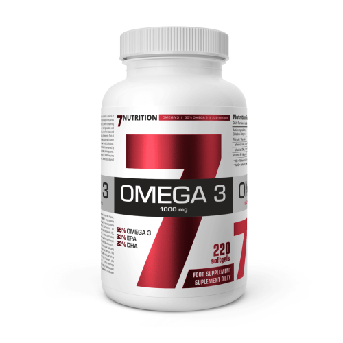 Przejdź do produktu 7NUTRITION Omega-3 55% 1000 mg (220 kaps. miękkich)