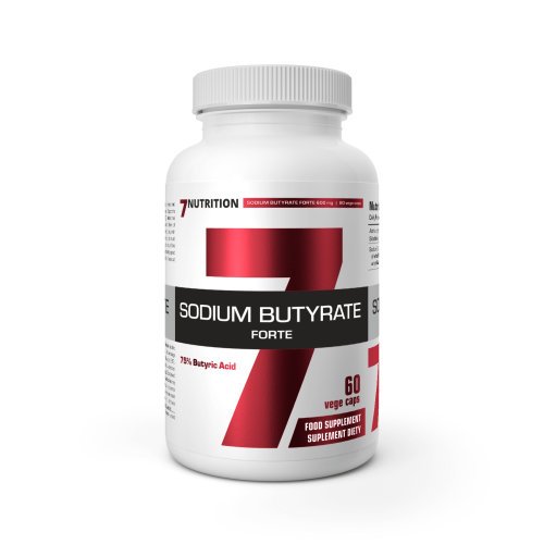 Przejdź do produktu 7NUTRITION Sodium Butyrate Forte - Maślan sodu Forte 600 mg (60 kaps.)