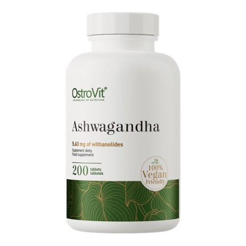 Przejdź do produktu OSTROVIT Ashwagandha 375 mg VEGE (200 tabl.)