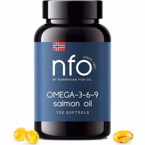 Przejdź do produktu NFO Omega-3-6-9 Salmon Oil - Olej z łososia (120 kaps. miękkich)