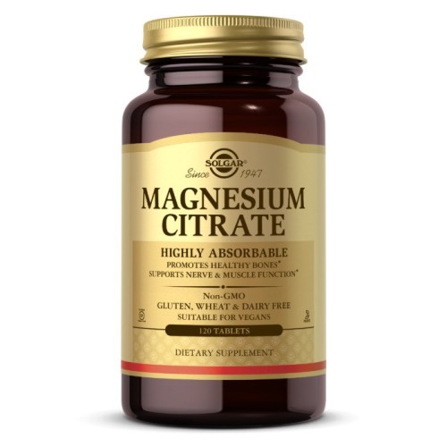 Przejdź do produktu SOLGAR Magnesium Citrate 200 mg - Magnez Cytrynian 200 mg (120 tabl.)